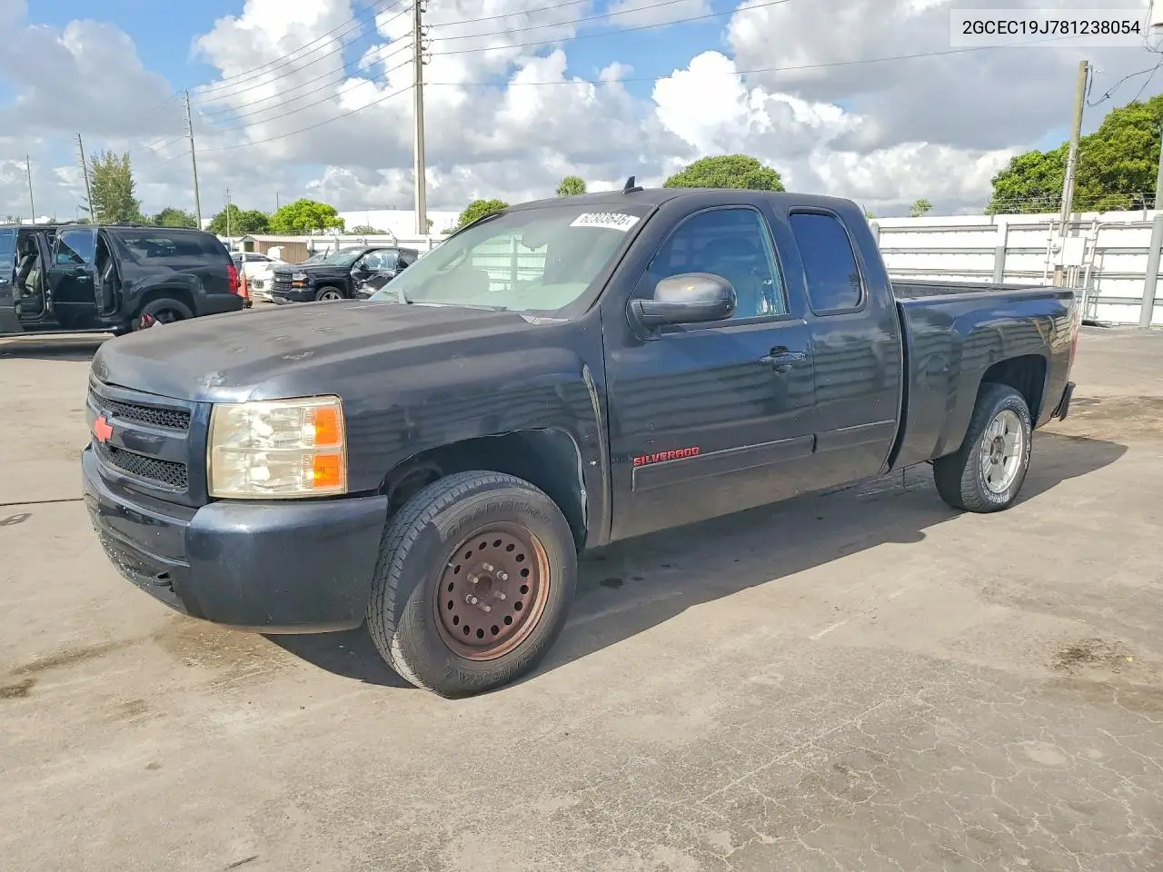 2008 Chevrolet Silverado C1500 VIN: 2GCEC19J781238054 Lot: 62303646