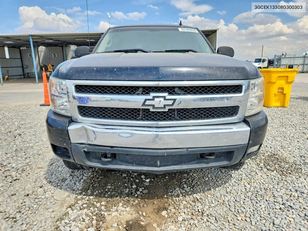 2008 Chevrolet Silverado K1500 VIN: 3GCEK13308G300303 Lot: 62309836