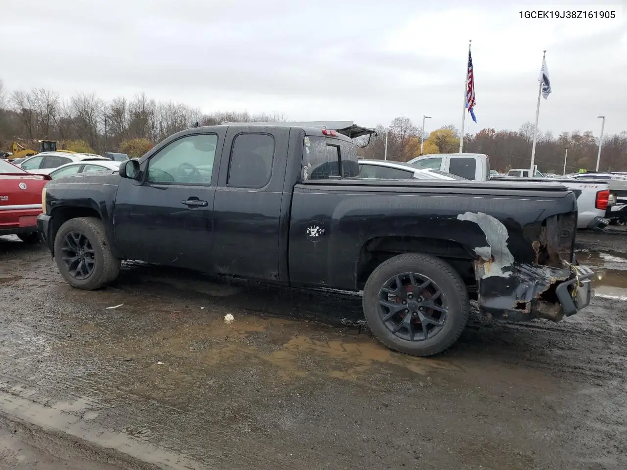 1GCEK19J38Z161905 2008 Chevrolet Silverado K1500
