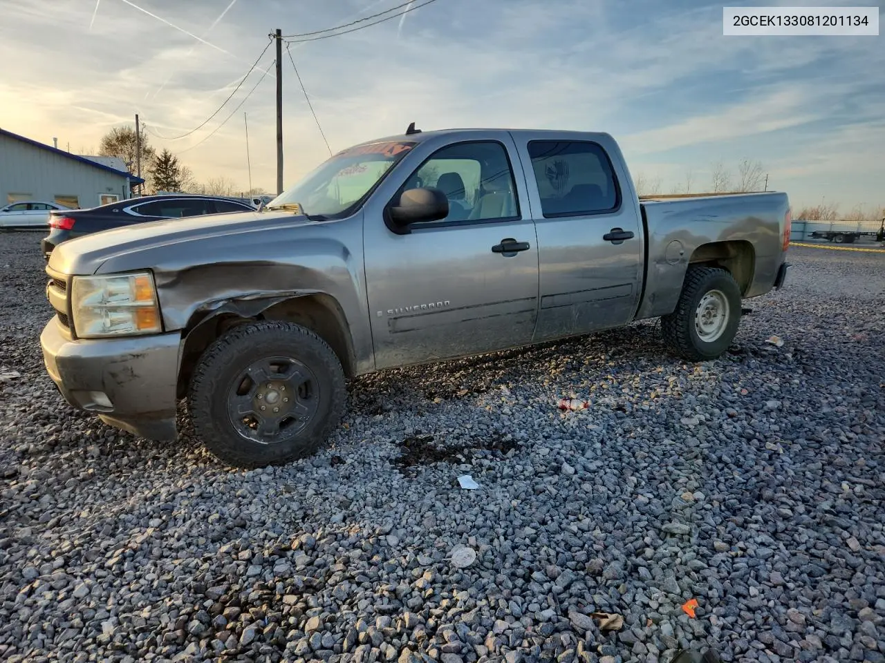 2GCEK133081201134 2008 Chevrolet Silverado K1500