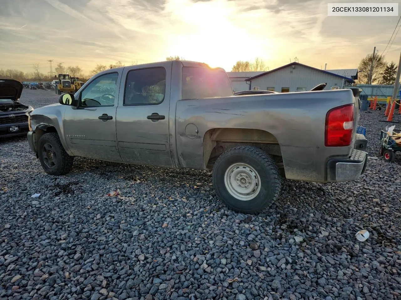 2GCEK133081201134 2008 Chevrolet Silverado K1500