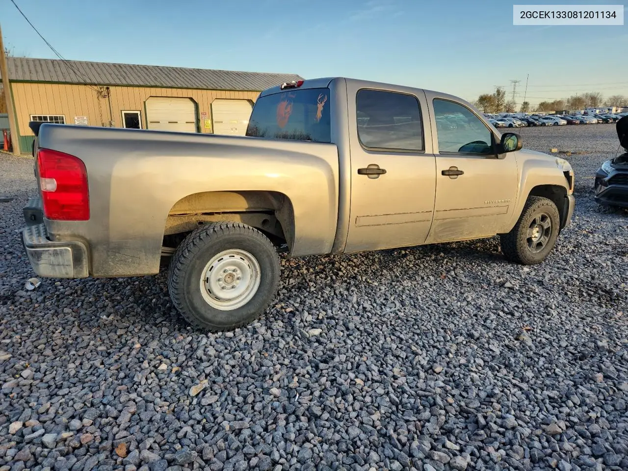 2GCEK133081201134 2008 Chevrolet Silverado K1500