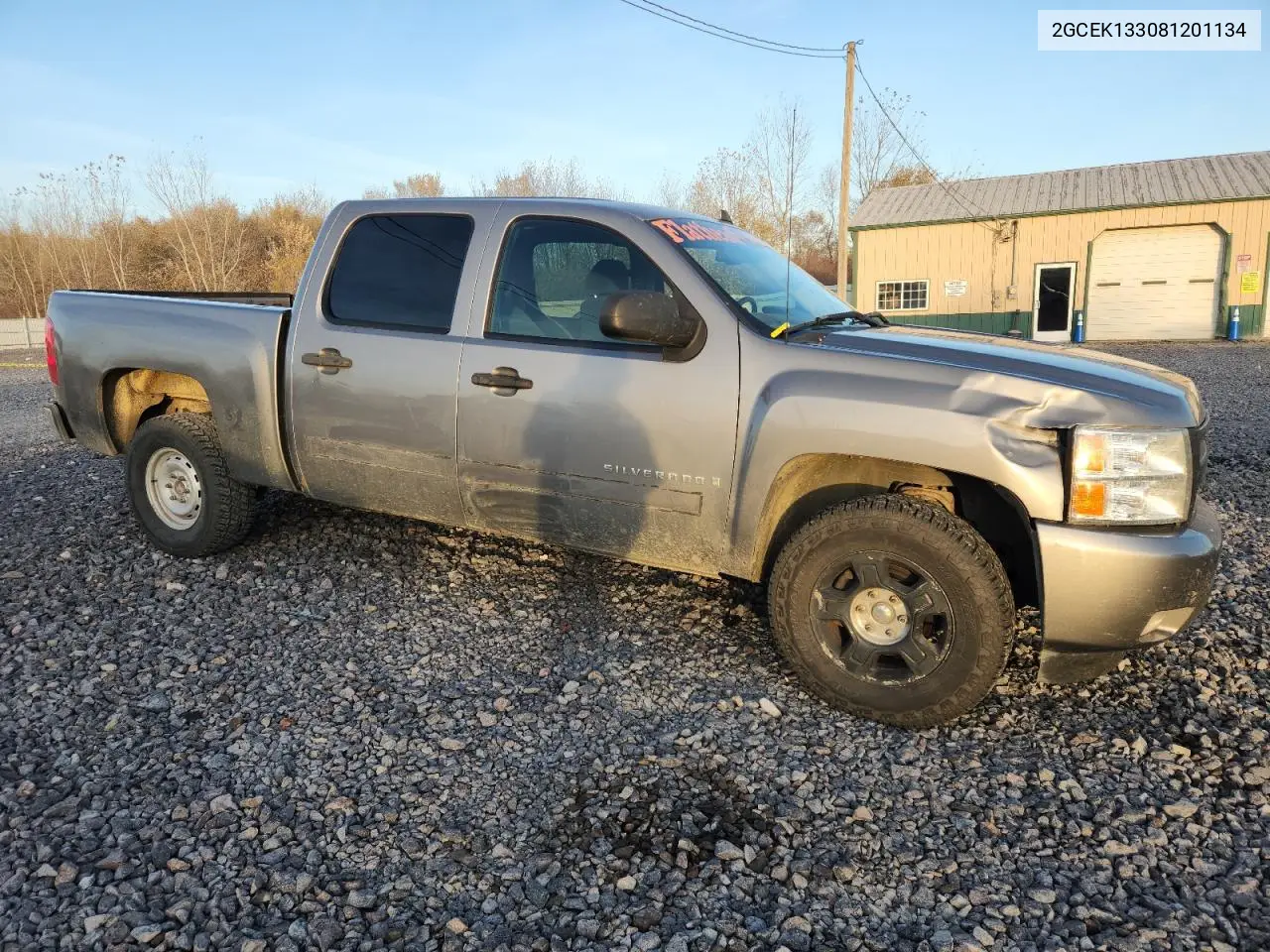 2GCEK133081201134 2008 Chevrolet Silverado K1500
