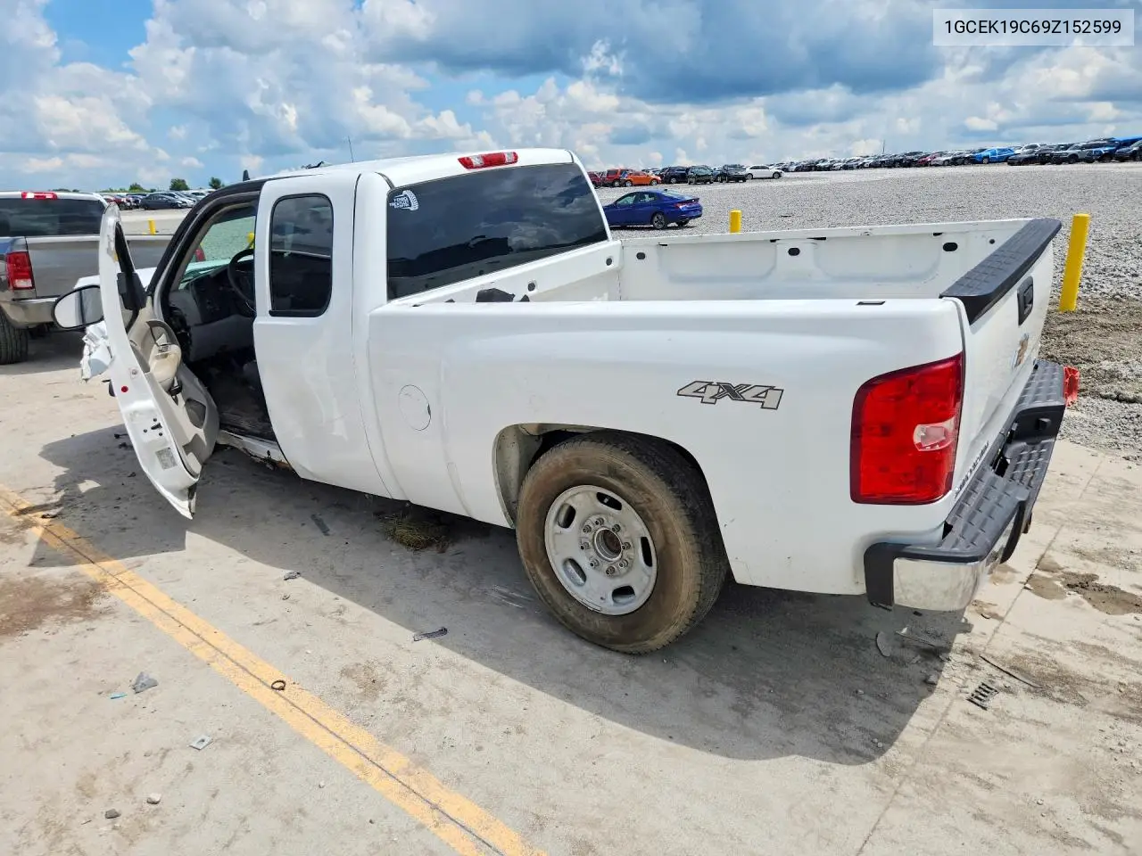 2009 Chevrolet Silverado K1500 VIN: 1GCEK19C69Z152599 Lot: 61349576