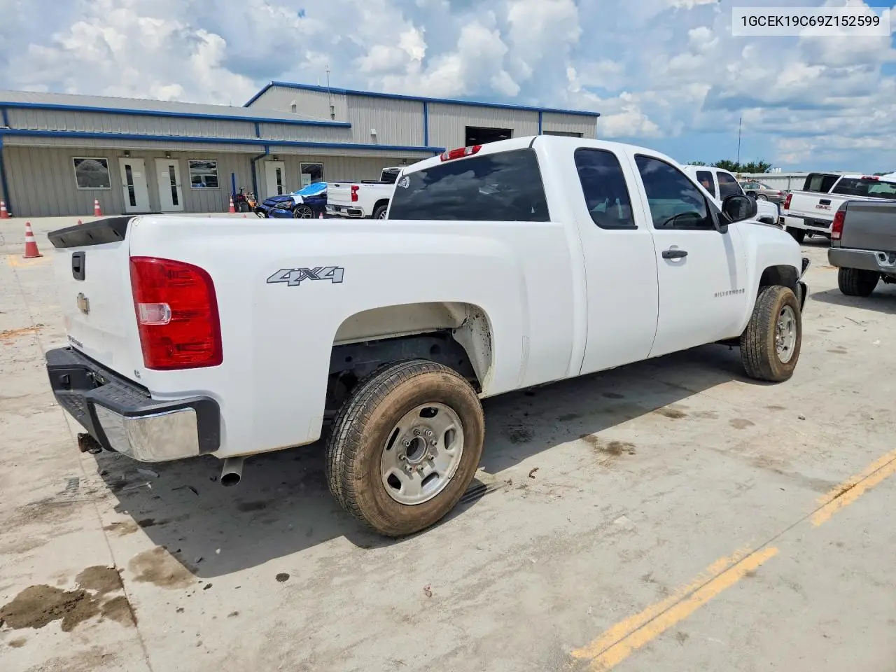 2009 Chevrolet Silverado K1500 VIN: 1GCEK19C69Z152599 Lot: 61349576