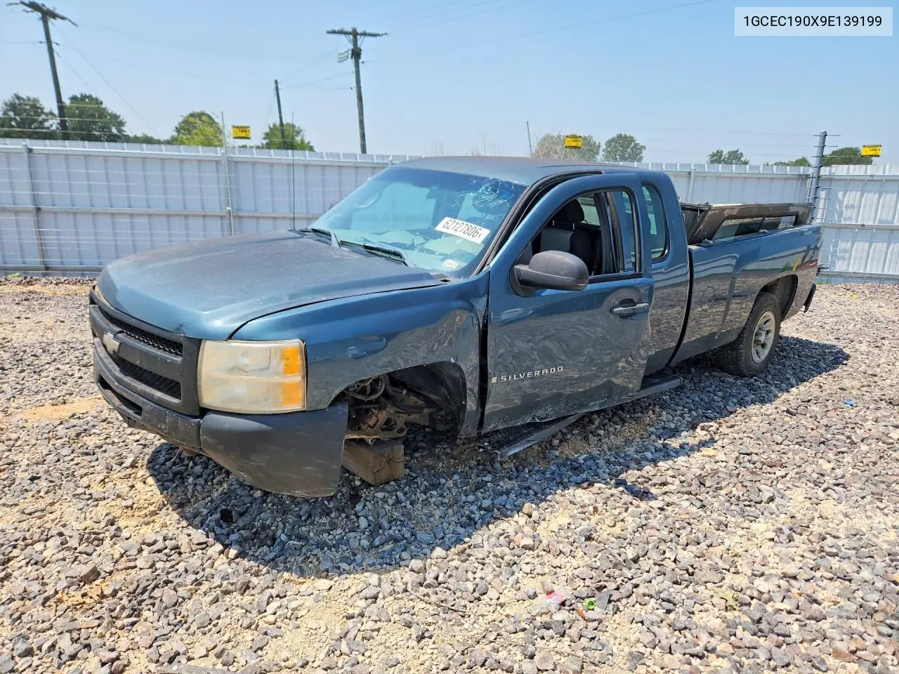 2009 Chevrolet Silverado C1500 VIN: 1GCEC190X9E139199 Lot: 62127806