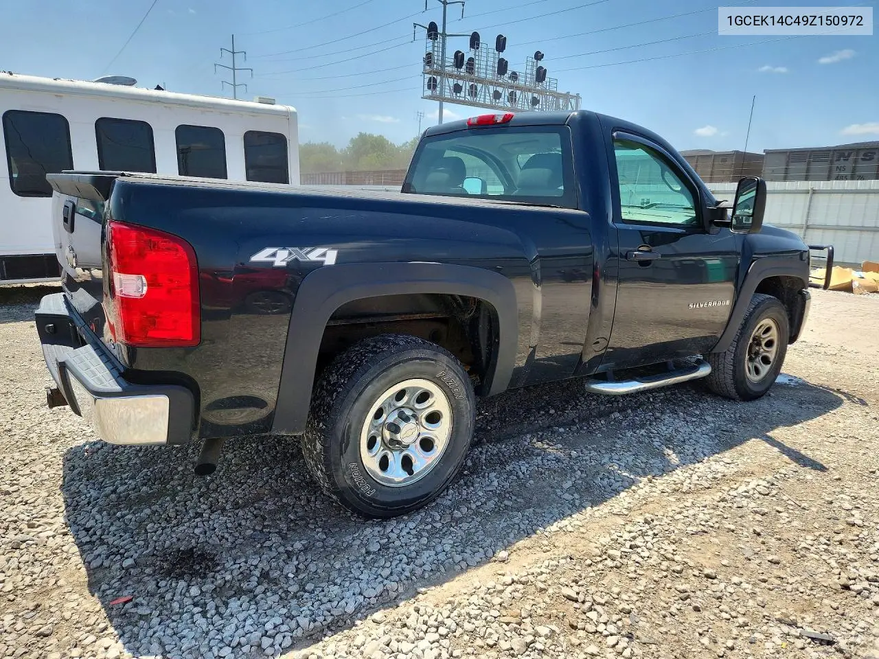 2009 Chevrolet Silverado K1500 VIN: 1GCEK14C49Z150972 Lot: 62324806