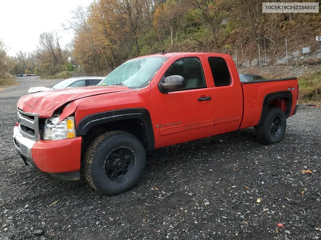 1GCEK19C39Z234810 2009 Chevrolet Silverado K1500