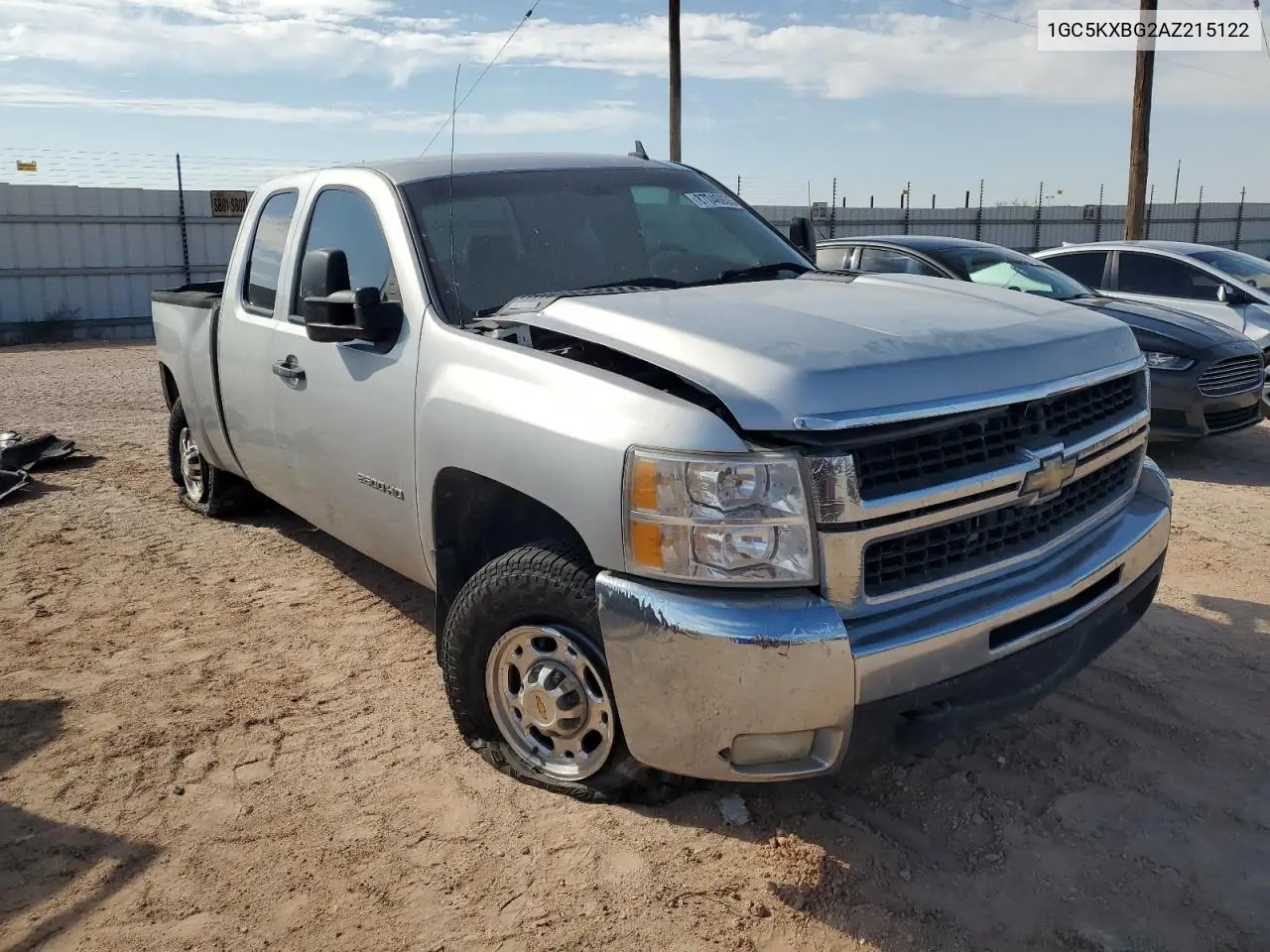 1GC5KXBG2AZ215122 2010 Chevrolet Silverado K2500 Heavy Duty Lt