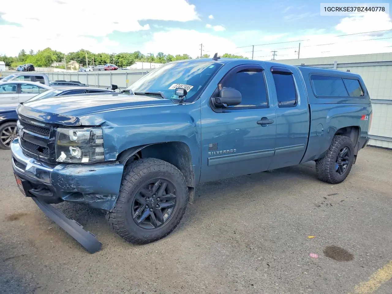 2011 Chevrolet Silverado K1500 Lt VIN: 1GCRKSE37BZ440778 Lot: 57487986