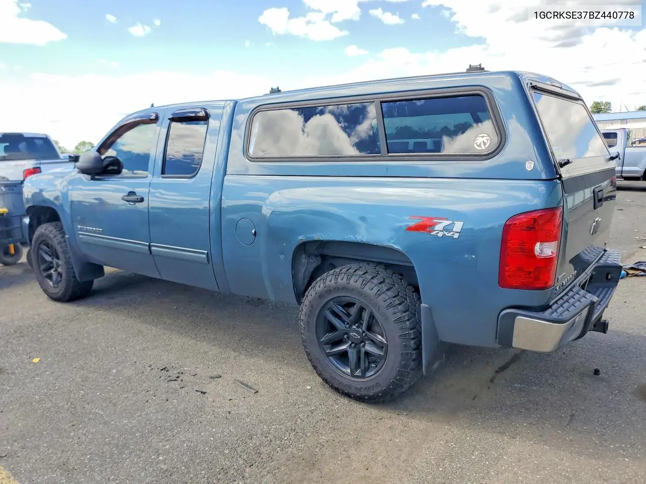 2011 Chevrolet Silverado K1500 Lt VIN: 1GCRKSE37BZ440778 Lot: 57487986
