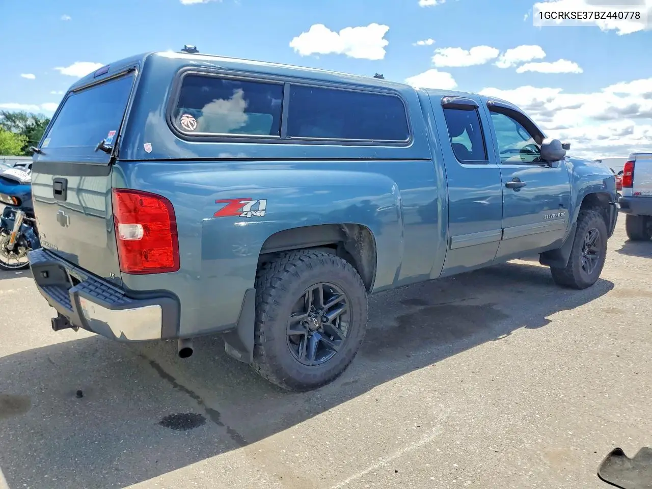 2011 Chevrolet Silverado K1500 Lt VIN: 1GCRKSE37BZ440778 Lot: 57487986