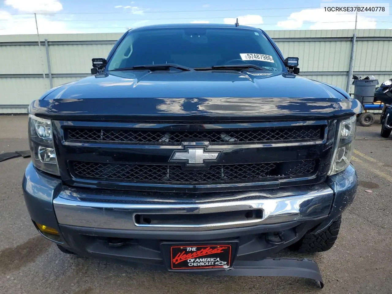 2011 Chevrolet Silverado K1500 Lt VIN: 1GCRKSE37BZ440778 Lot: 57487986
