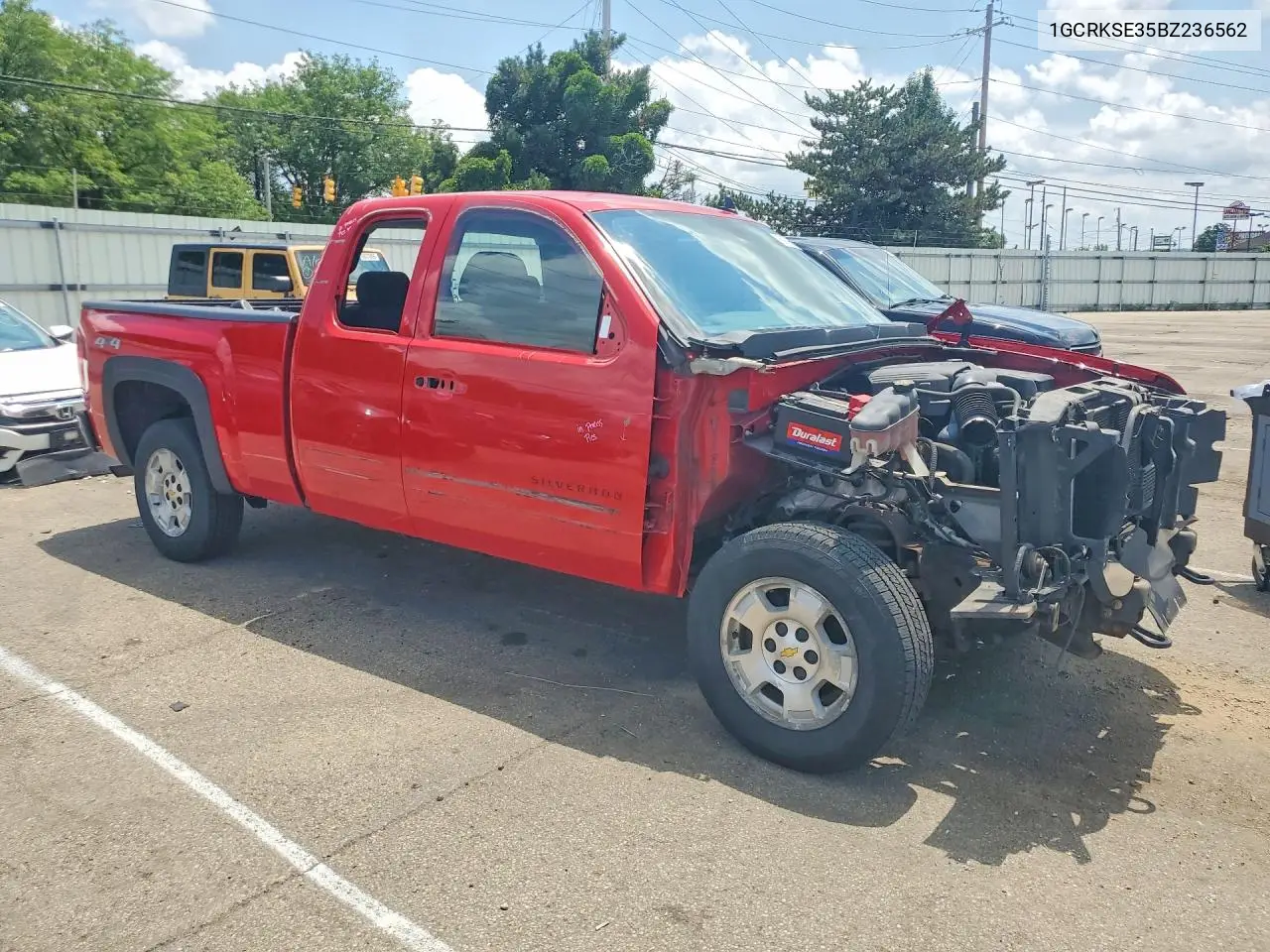 1GCRKSE35BZ236562 2011 Chevrolet Silverado K1500 Lt