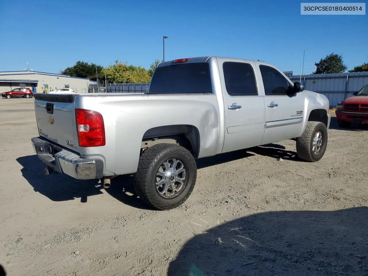 2011 Chevrolet Silverado C1500 Lt VIN: 3GCPCSE01BG400514 Lot: 61185676