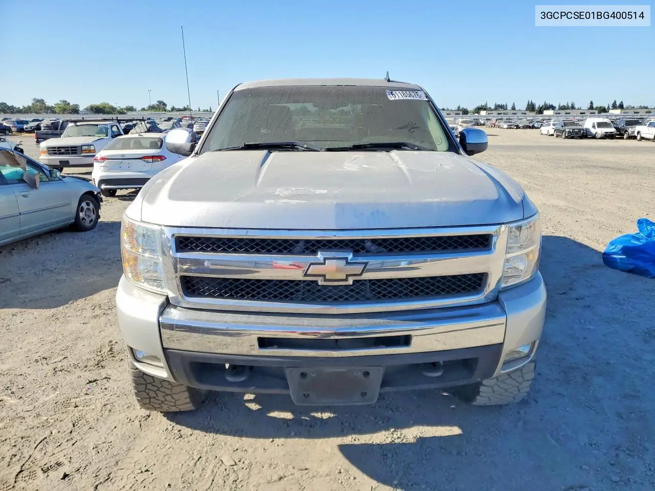 2011 Chevrolet Silverado C1500 Lt VIN: 3GCPCSE01BG400514 Lot: 61185676