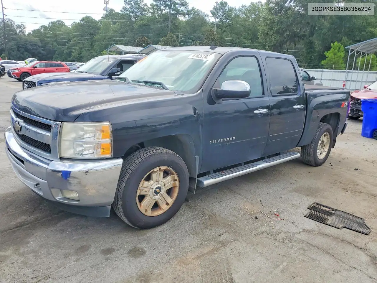 3GCPKSE35BG366204 2011 Chevrolet Silverado K1500 Lt