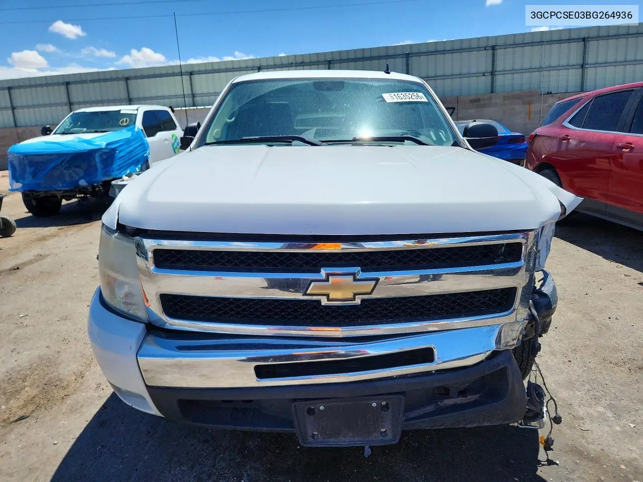 2011 Chevrolet Silverado C1500 Lt VIN: 3GCPCSE03BG264936 Lot: 61635256