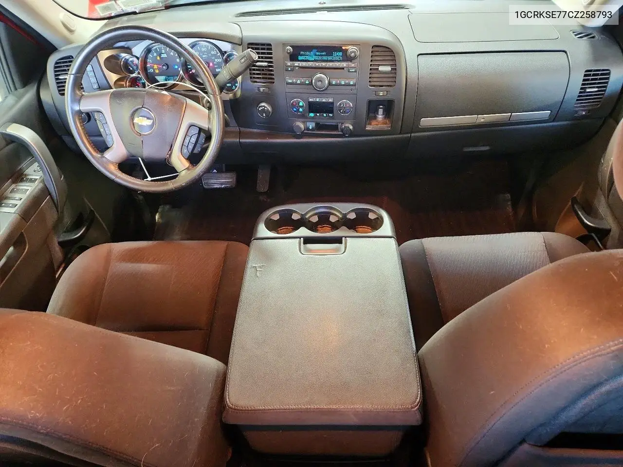 2012 Chevrolet Silverado K1500 Lt VIN: 1GCRKSE77CZ258793 Lot: 59232576
