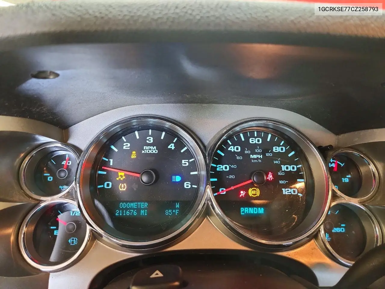 2012 Chevrolet Silverado K1500 Lt VIN: 1GCRKSE77CZ258793 Lot: 59232576