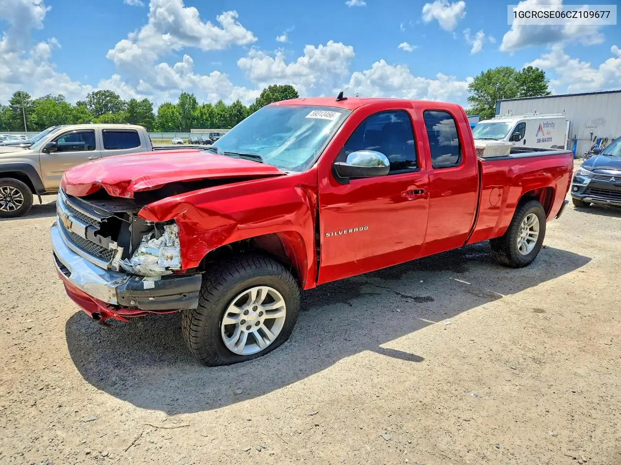 2012 Chevrolet Silverado C1500 Lt VIN: 1GCRCSE06CZ109677 Lot: 59313466