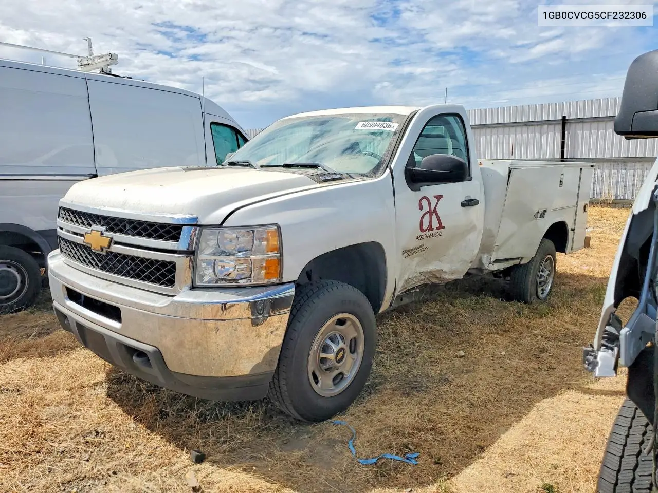 2012 Chevrolet Silverado C2500 Heavy Duty VIN: 1GB0CVCG5CF232306 Lot: 60994836