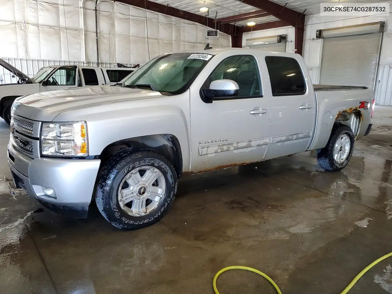 2012 Chevrolet Silverado K1500 Lt VIN: 3GCPKSE74CG287532 Lot: 61220346