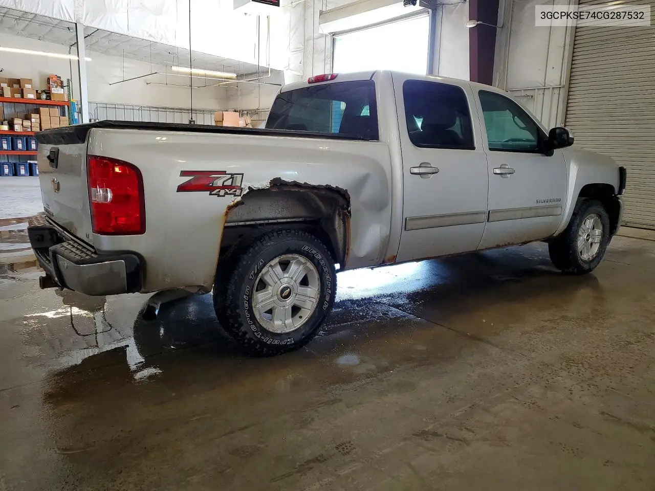 2012 Chevrolet Silverado K1500 Lt VIN: 3GCPKSE74CG287532 Lot: 61220346