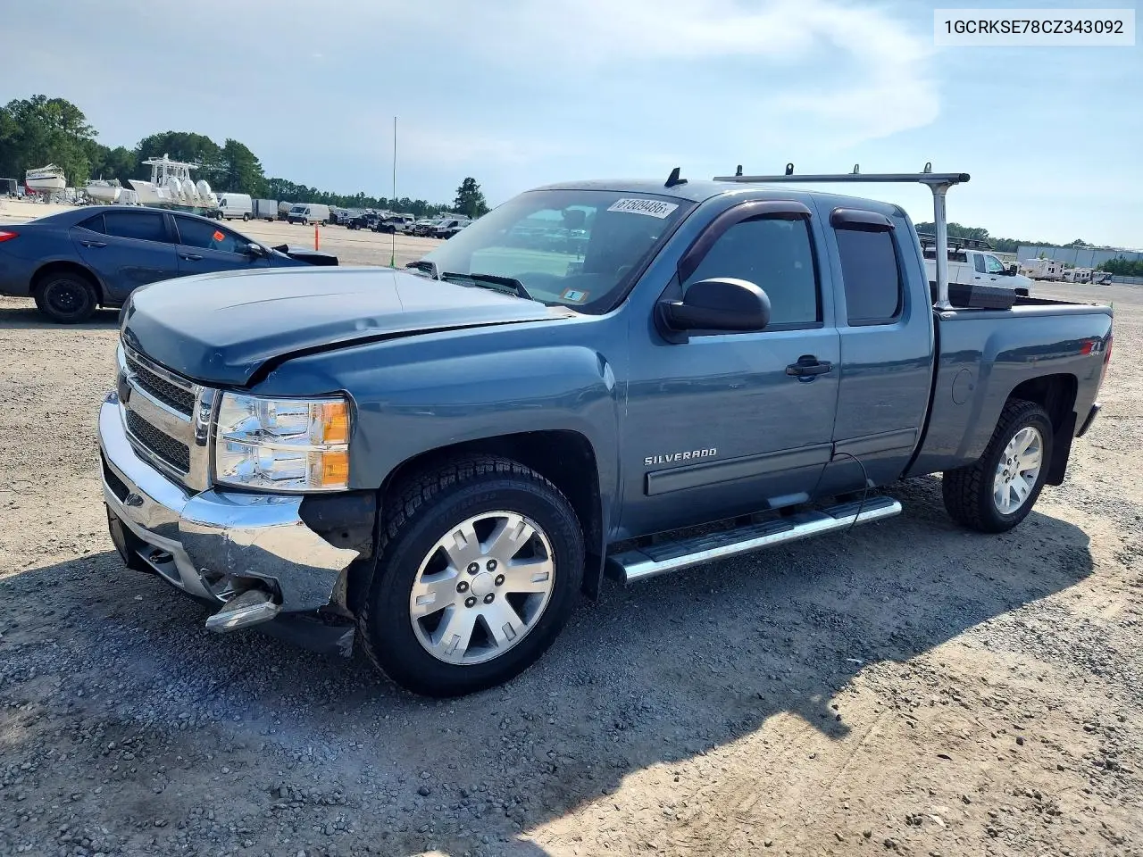 2012 Chevrolet Silverado K1500 Lt VIN: 1GCRKSE78CZ343092 Lot: 61509486