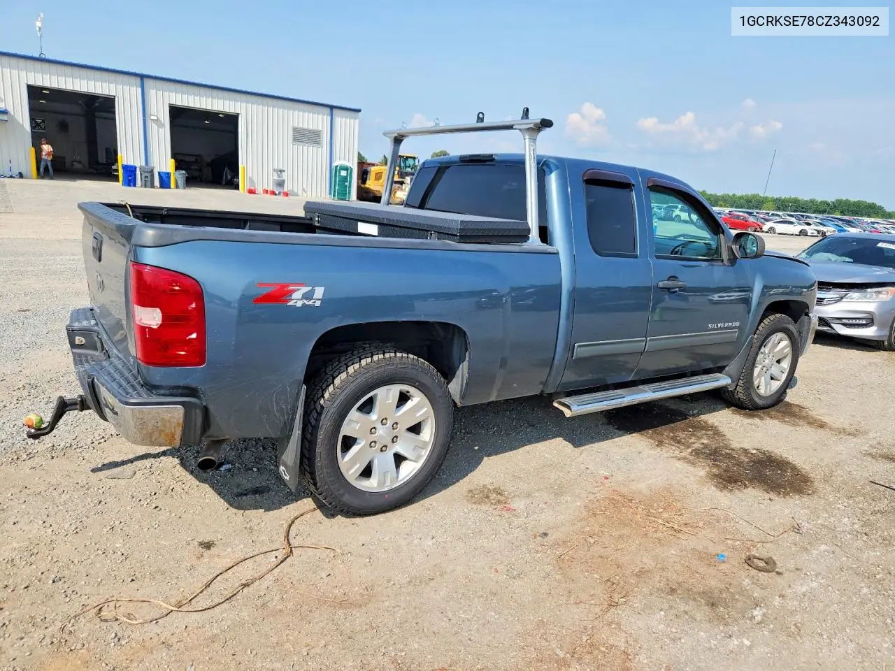 2012 Chevrolet Silverado K1500 Lt VIN: 1GCRKSE78CZ343092 Lot: 61509486