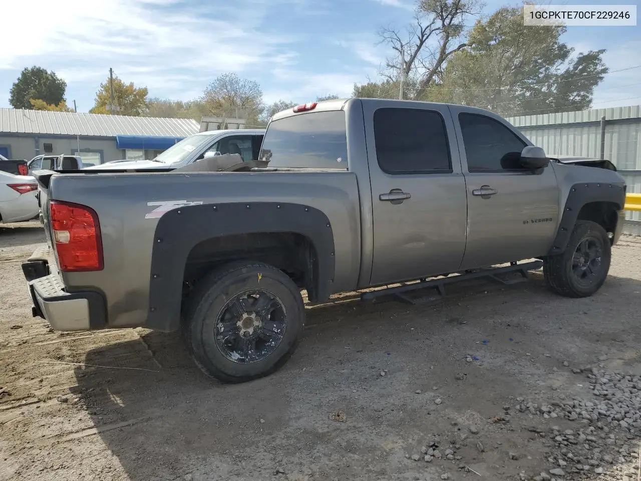 1GCPKTE70CF229246 2012 Chevrolet Silverado K1500 Ltz