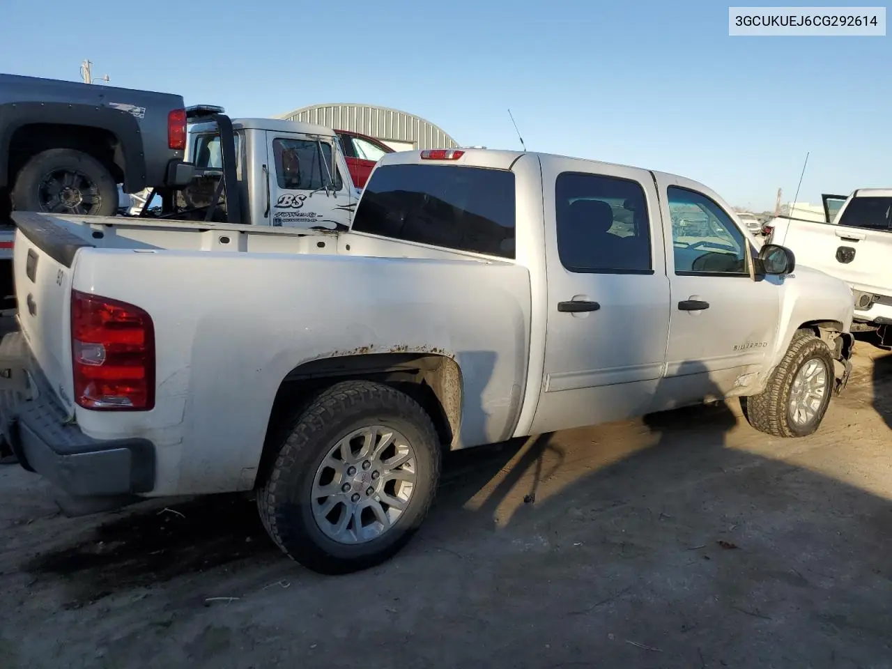 3GCUKUEJ6CG292614 2012 Chevrolet Silverado K1500 Hybrid