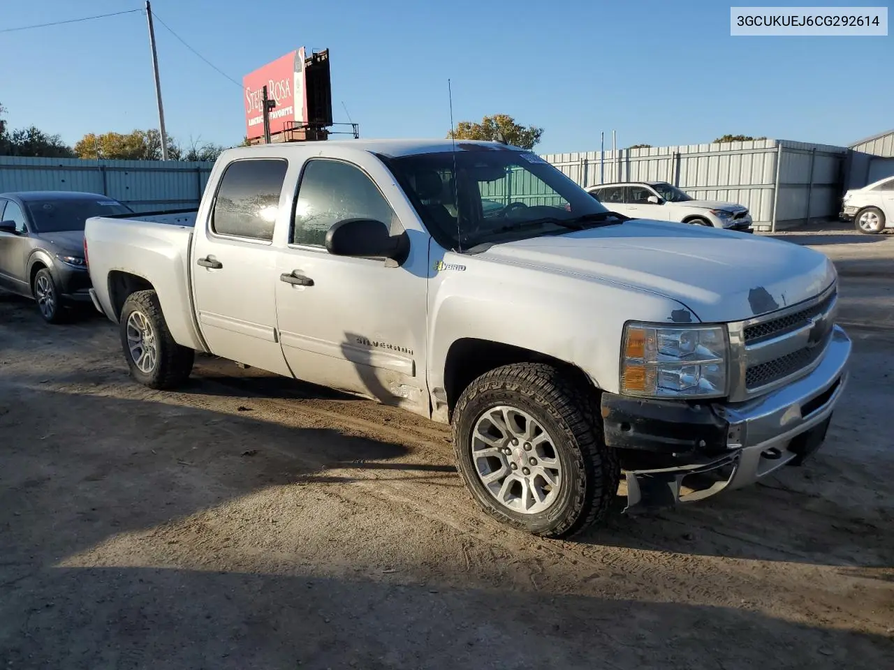 3GCUKUEJ6CG292614 2012 Chevrolet Silverado K1500 Hybrid