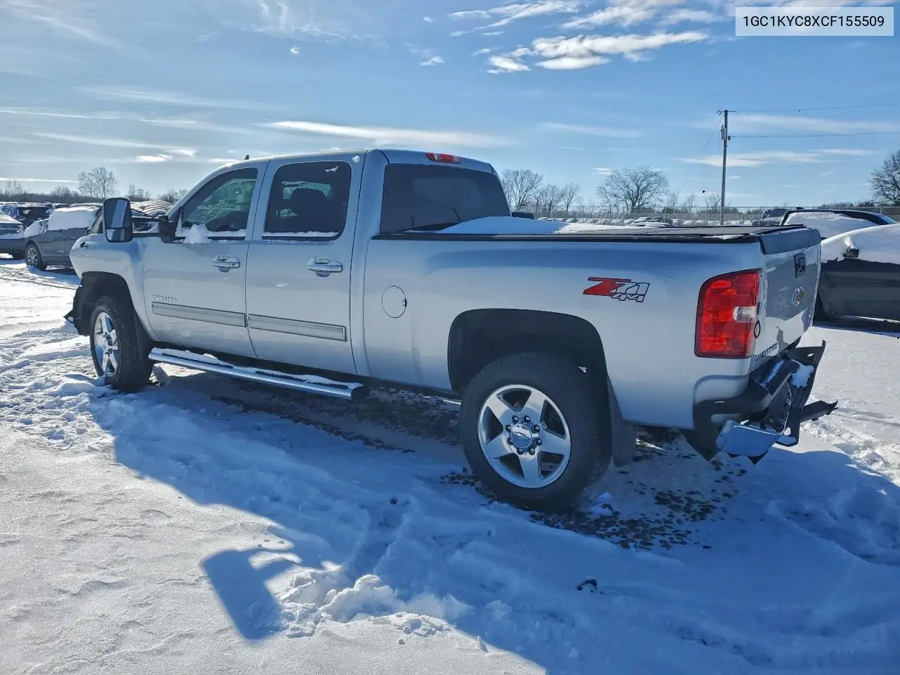 1GC1KYC8XCF155509 2012 Chevrolet Silverado K2500 Heavy Duty Ltz