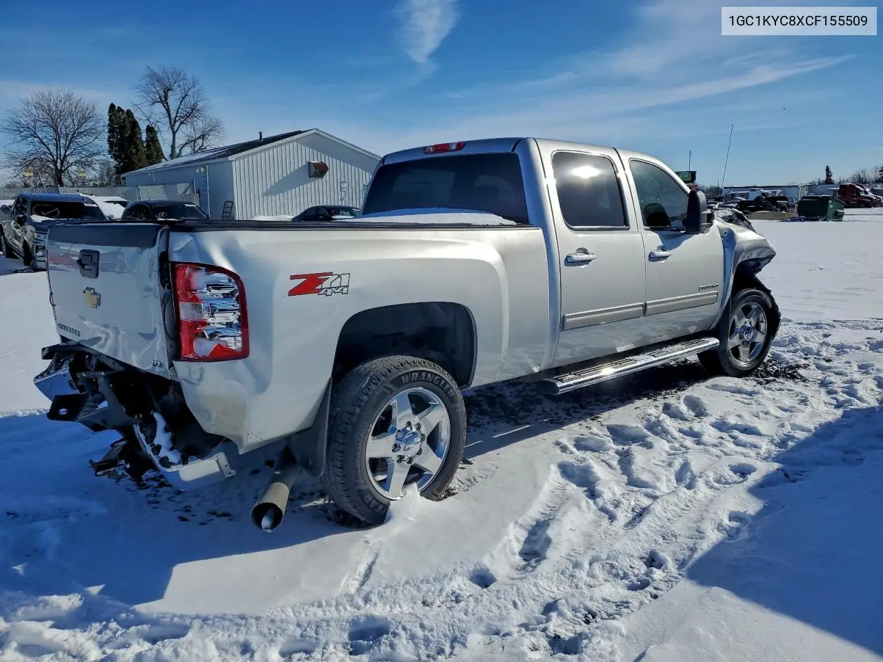 1GC1KYC8XCF155509 2012 Chevrolet Silverado K2500 Heavy Duty Ltz