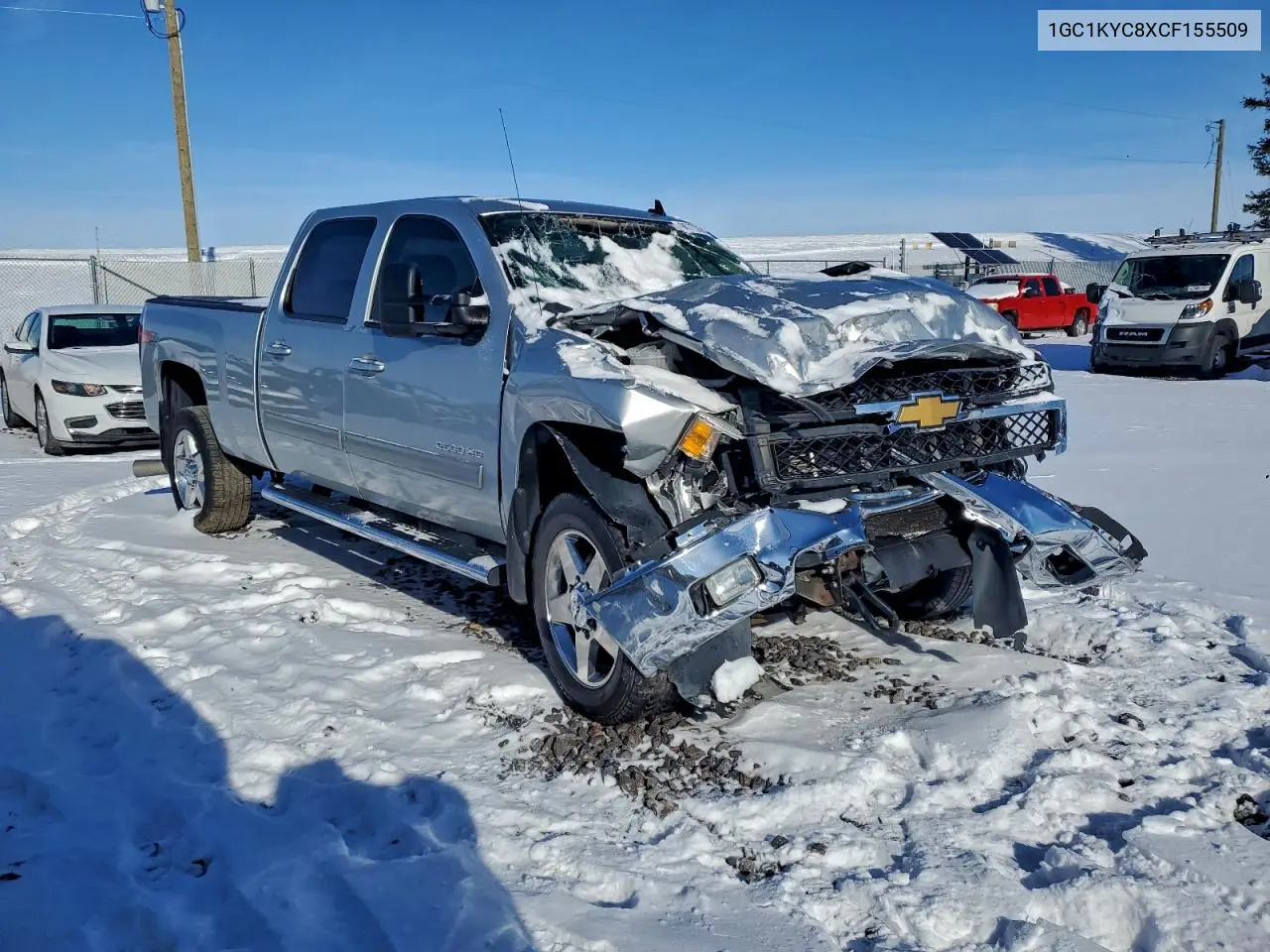 1GC1KYC8XCF155509 2012 Chevrolet Silverado K2500 Heavy Duty Ltz
