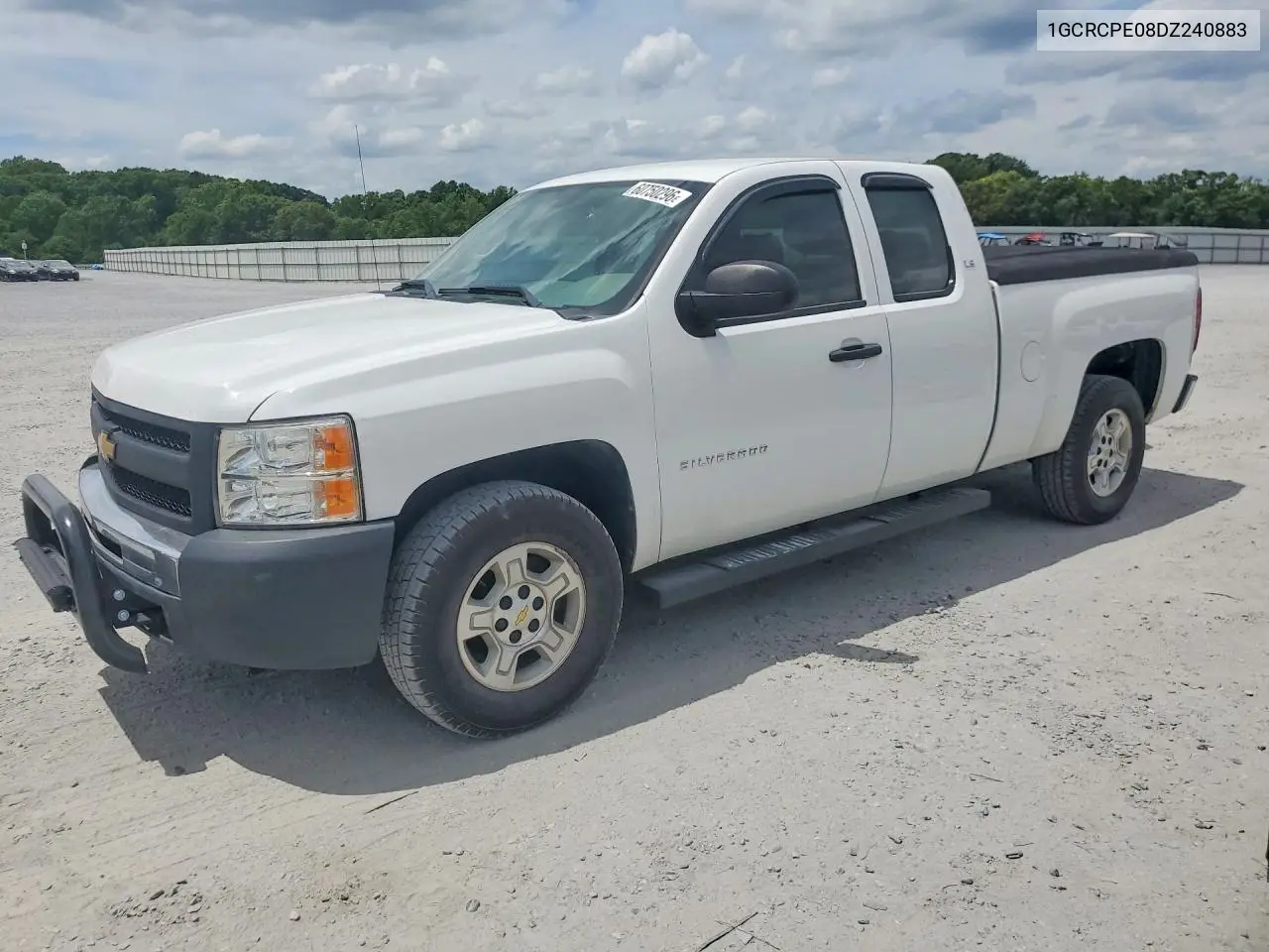 2013 Chevrolet Silverado C1500 VIN: 1GCRCPE08DZ240883 Lot: 60750296