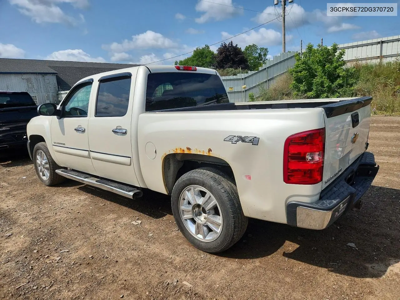 2013 Chevrolet Silverado K1500 Lt VIN: 3GCPKSE72DG370720 Lot: 61709096