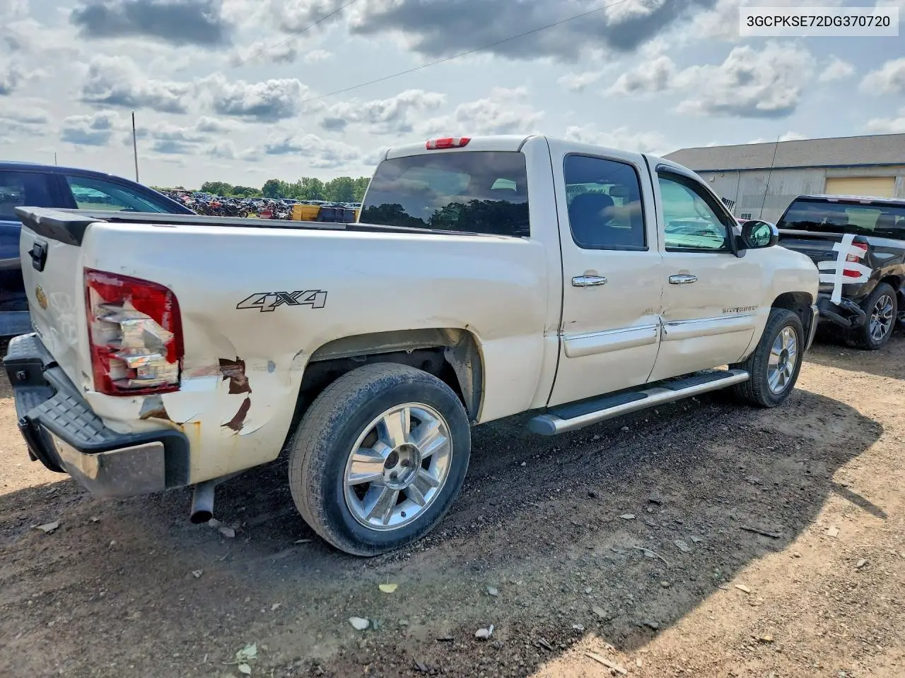 2013 Chevrolet Silverado K1500 Lt VIN: 3GCPKSE72DG370720 Lot: 61709096