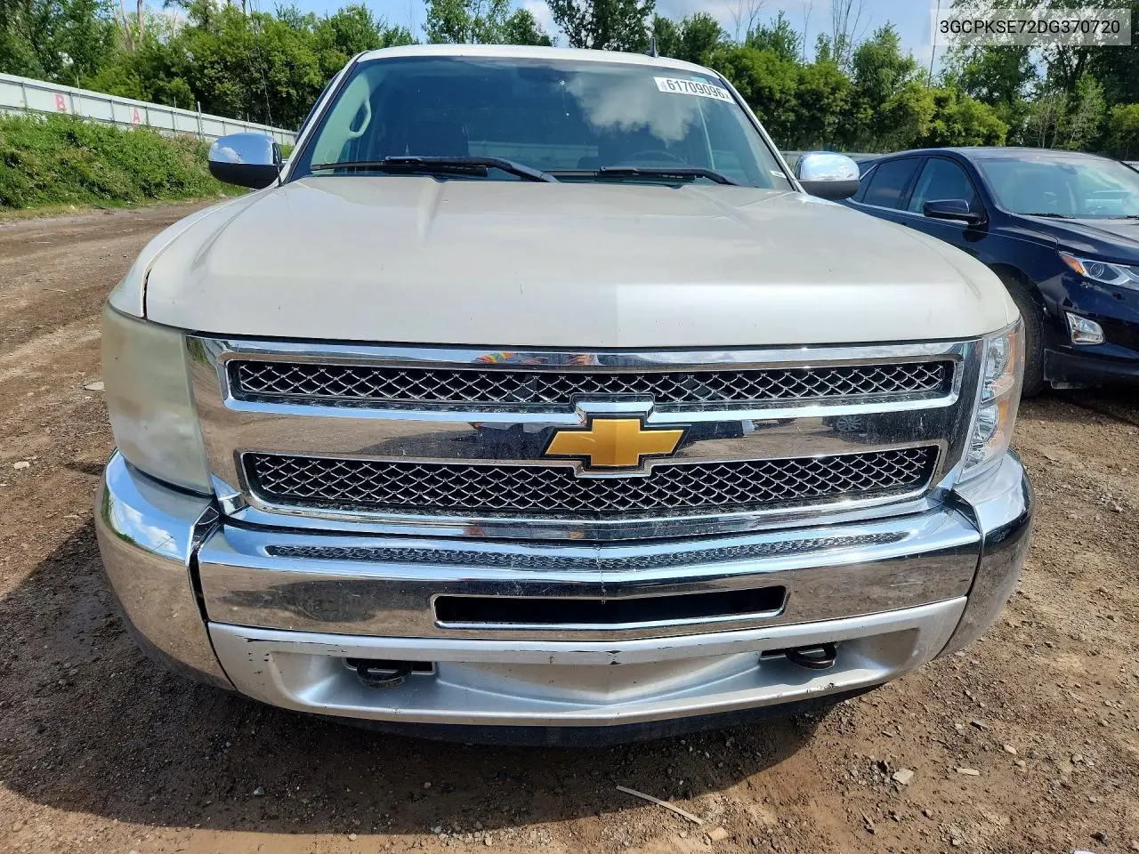 2013 Chevrolet Silverado K1500 Lt VIN: 3GCPKSE72DG370720 Lot: 61709096