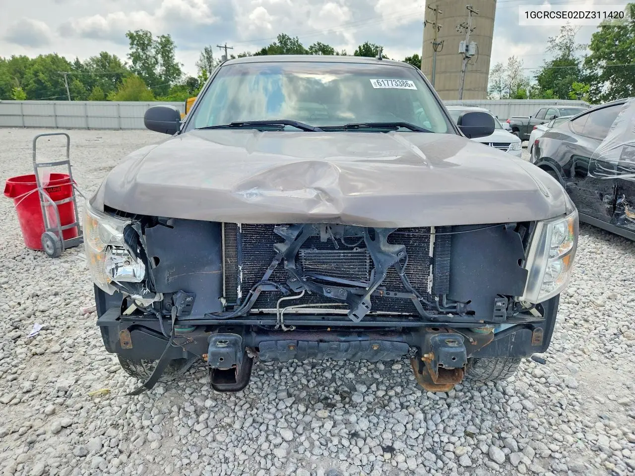 2013 Chevrolet Silverado C1500 Lt VIN: 1GCRCSE02DZ311420 Lot: 61773386