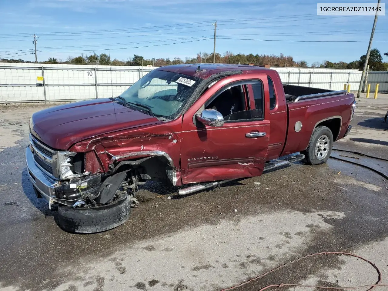 1GCRCREA7DZ117449 2013 Chevrolet Silverado C1500 Ls