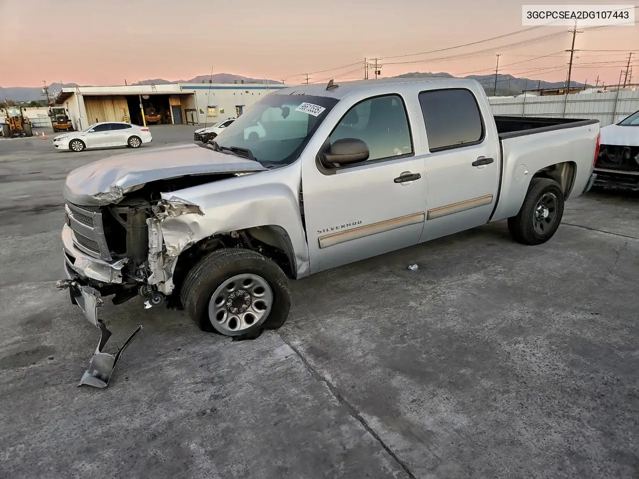 3GCPCSEA2DG107443 2013 Chevrolet Silverado C1500 Lt