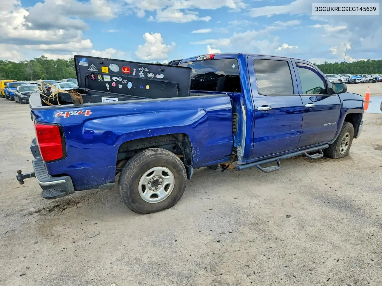 2014 Chevrolet Silverado K1500 Lt VIN: 3GCUKREC9EG145639 Lot: 60394856