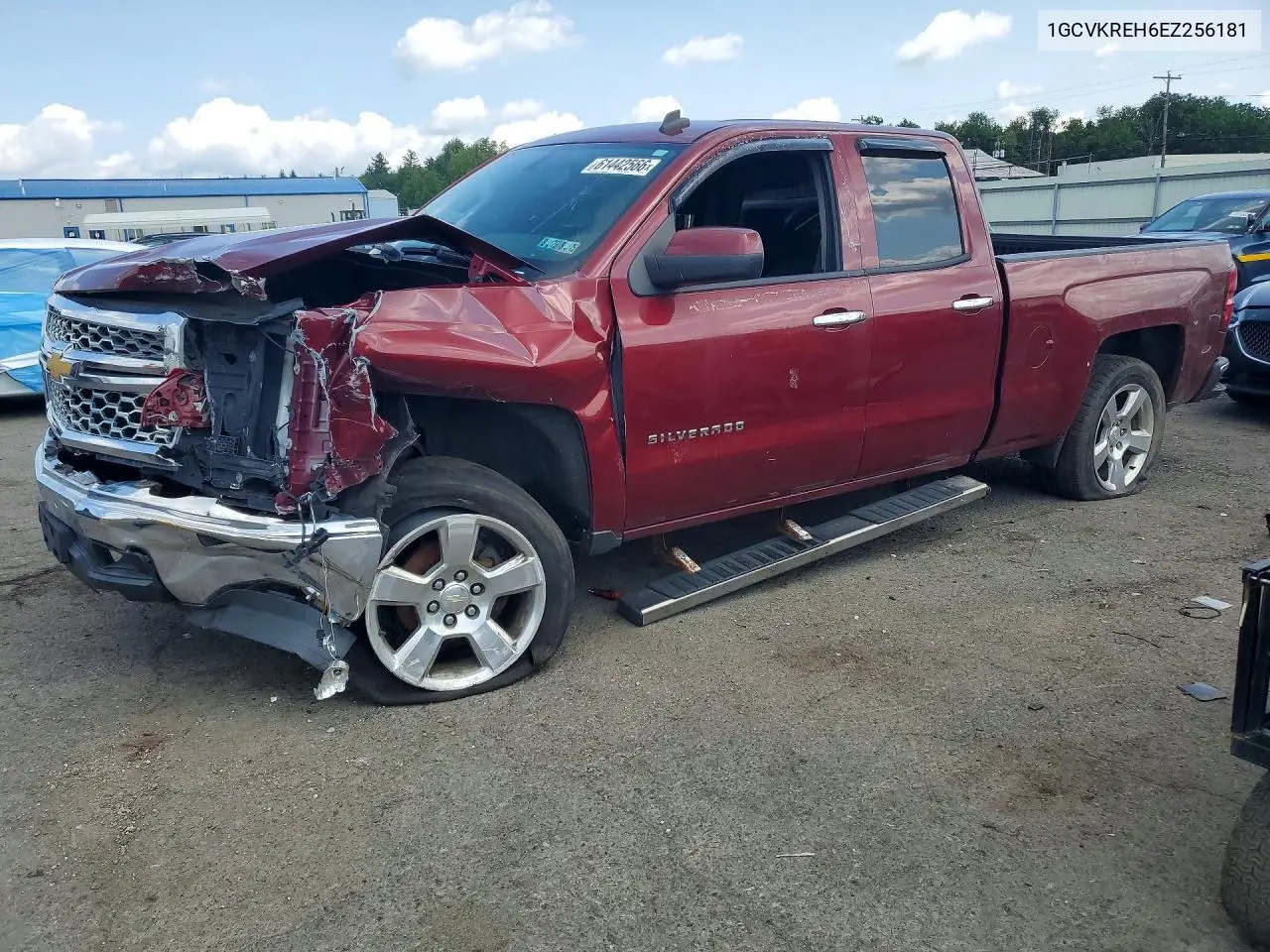 2014 Chevrolet Silverado K1500 Lt VIN: 1GCVKREH6EZ256181 Lot: 61442566