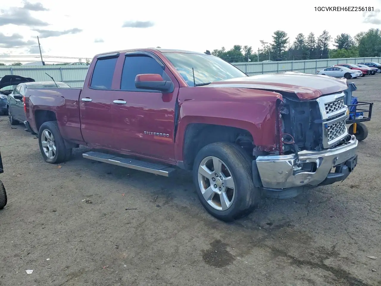 2014 Chevrolet Silverado K1500 Lt VIN: 1GCVKREH6EZ256181 Lot: 61442566