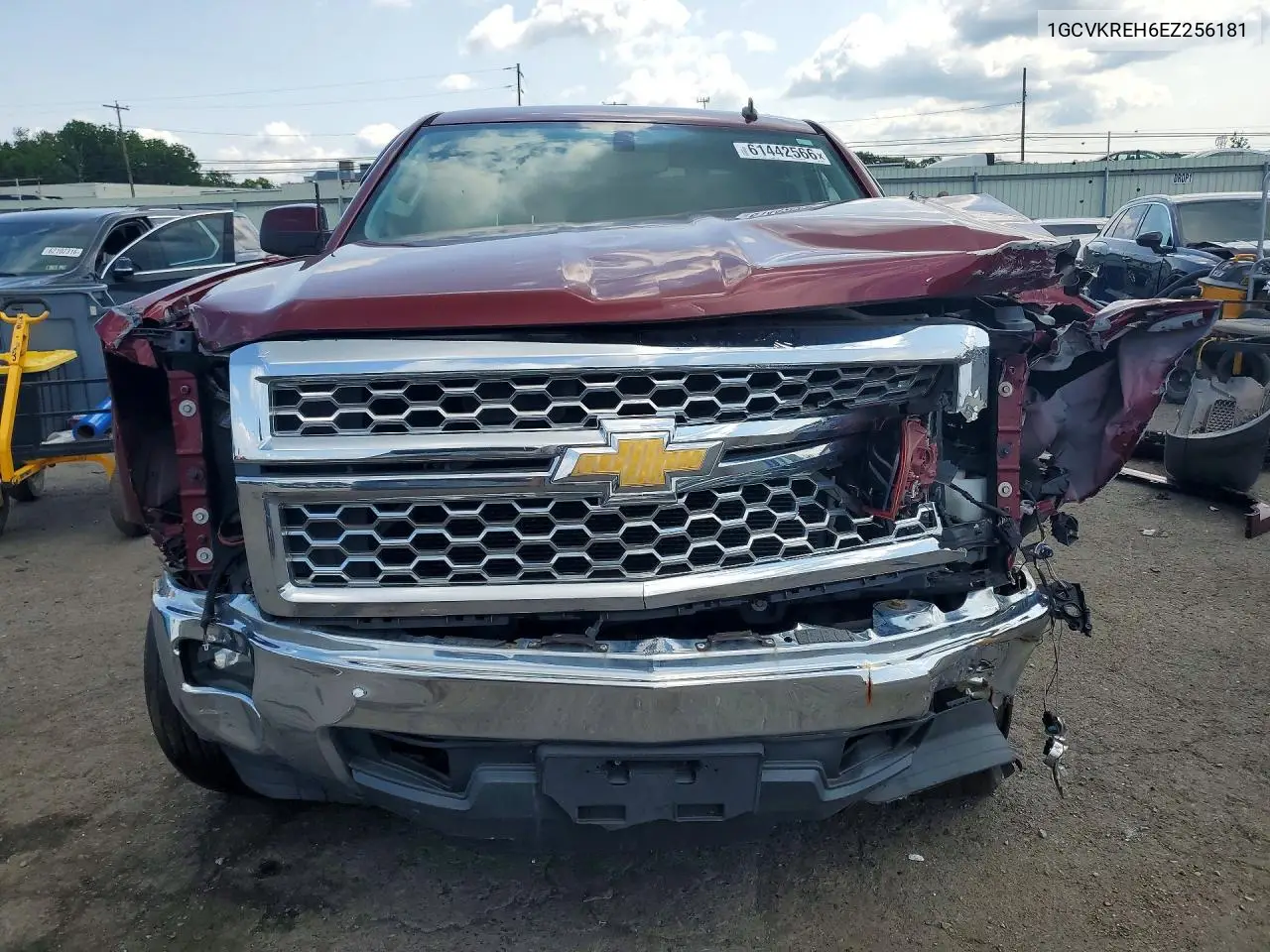 2014 Chevrolet Silverado K1500 Lt VIN: 1GCVKREH6EZ256181 Lot: 61442566