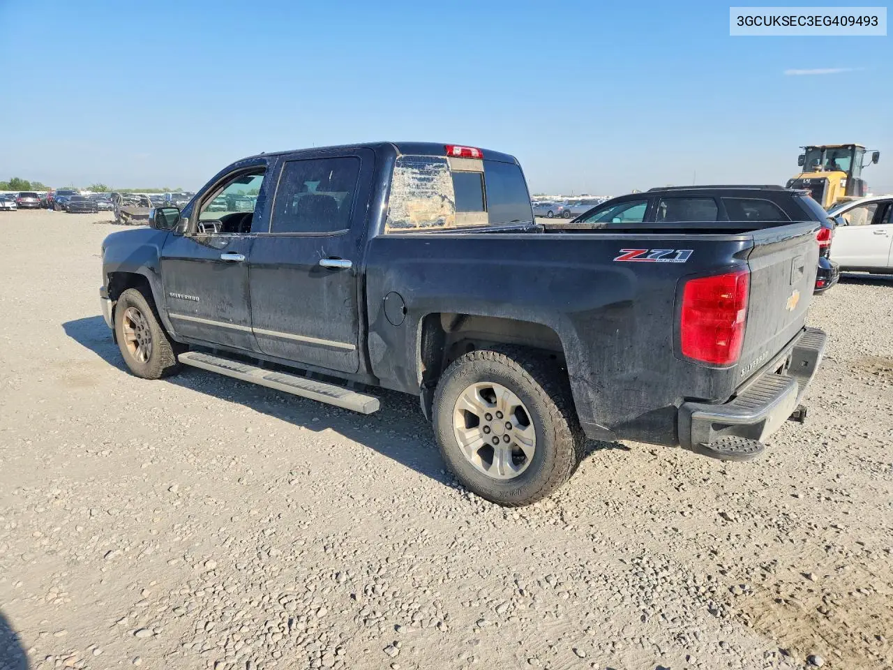 2014 Chevrolet Silverado K1500 Ltz VIN: 3GCUKSEC3EG409493 Lot: 61523406