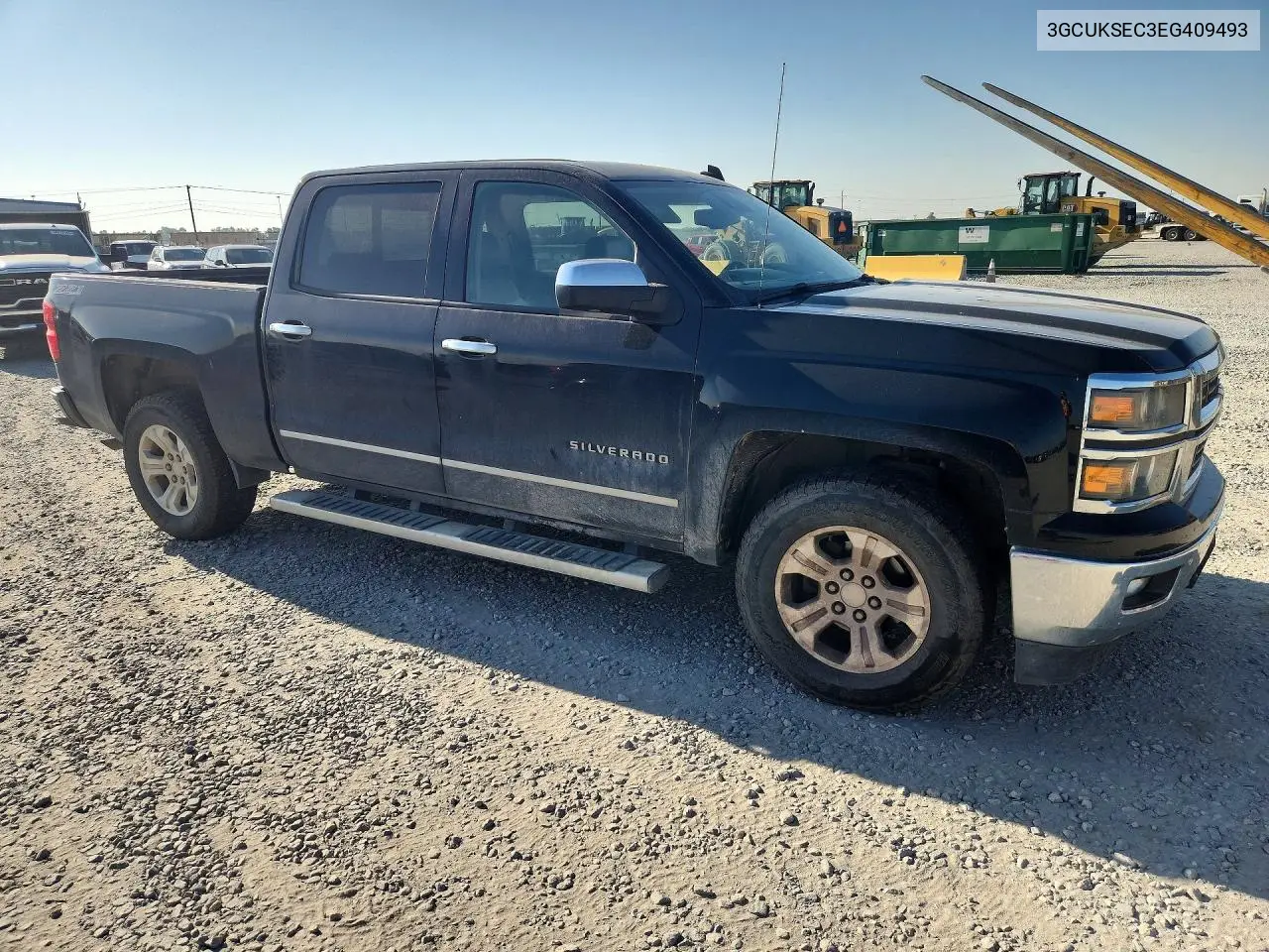 2014 Chevrolet Silverado K1500 Ltz VIN: 3GCUKSEC3EG409493 Lot: 61523406