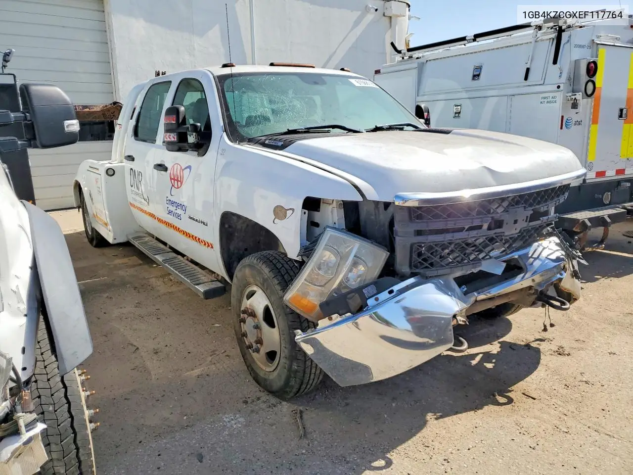 2014 Chevrolet Silverado K3500 VIN: 1GB4KZCGXEF117764 Lot: 61568796